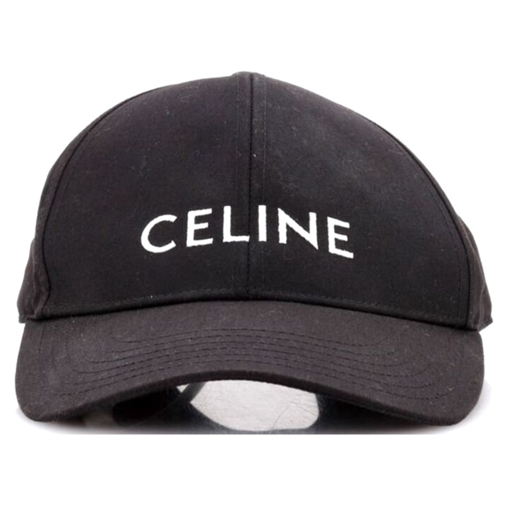 Celine Cap

Unisex 
adjustable size
black with white embroidery